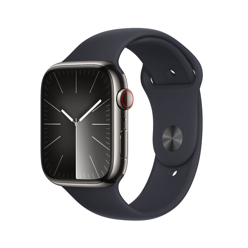 Apple Watch Series 9 Gps+cellular Stainless Steel 45 Mm Blå M-L