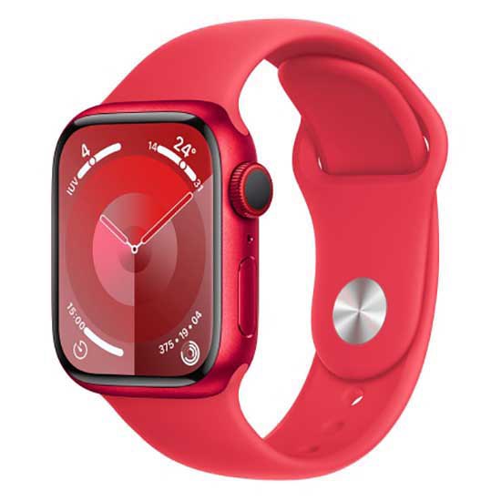 Apple Series 9 Gps+cellular Sport Band 41 Mm Watch Röd S-M