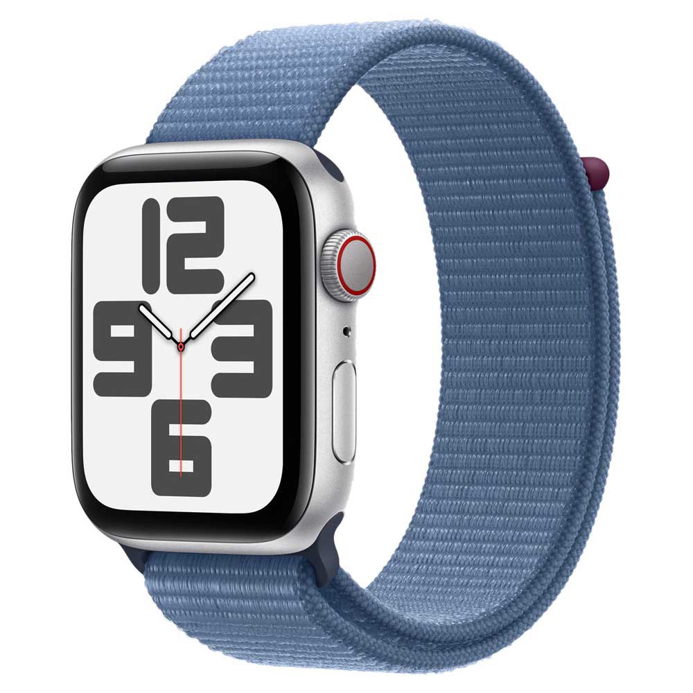 Apple Se Gps + Cellular 44 Mm Sport Loop Watch Silver