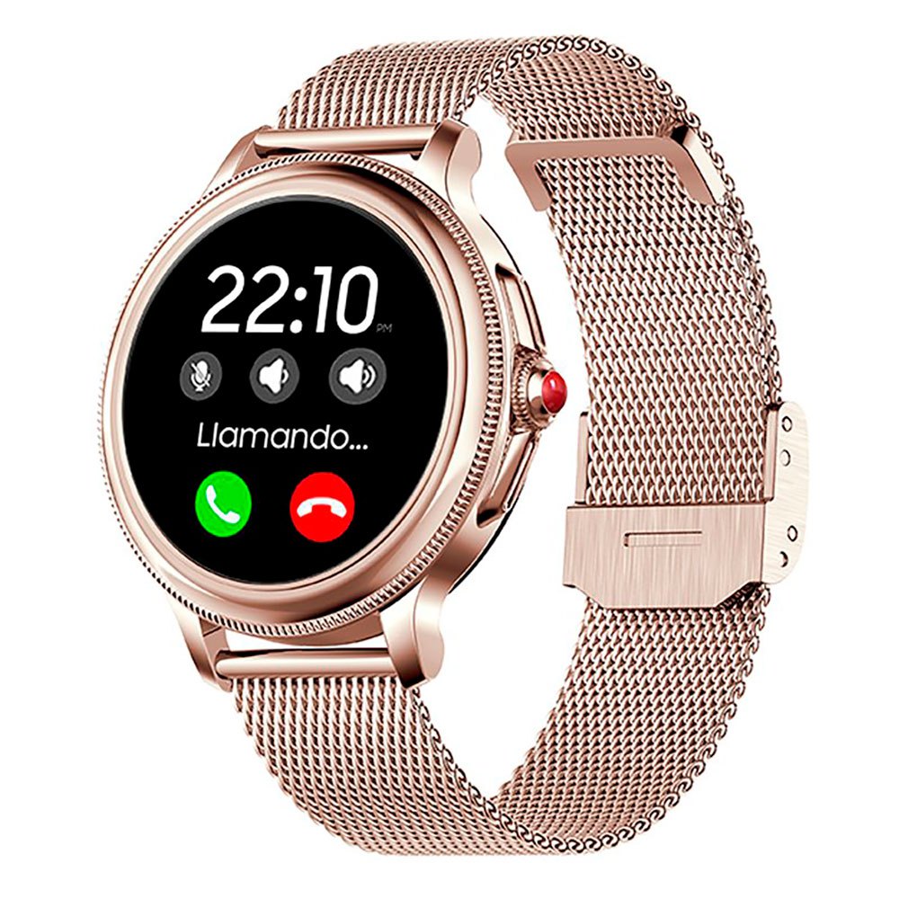 Cool Metal Silicone Dover Smartwatch Guld