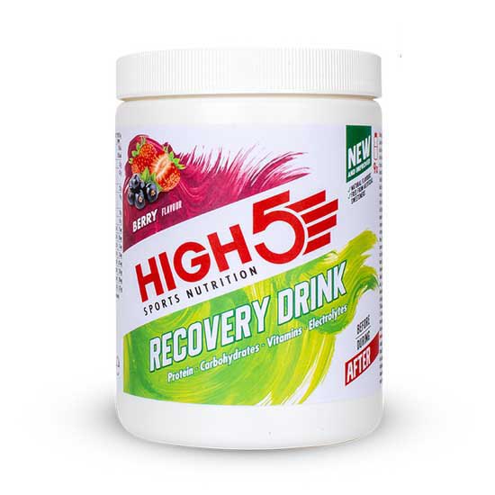 High5 Recovery Drink 450g Berry Durchsichtig