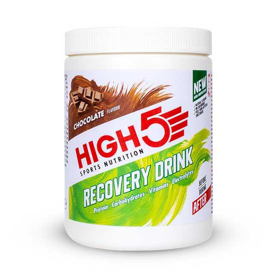 High5 Recovery Drink 450g Chocolate Durchsichtig