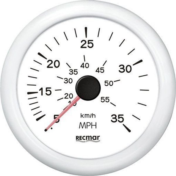 Recmar 0-35 Mph Speedometer Vit 100 mm