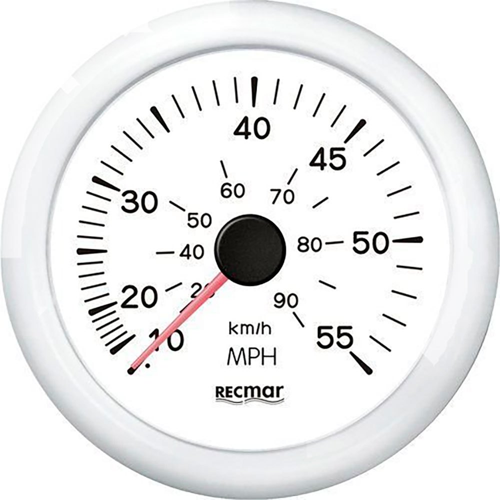 Recmar 0-55 Mph Speedometer Vit 100 mm