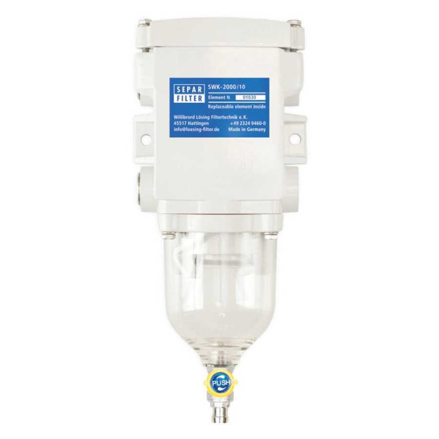 Separ Filter Swk-2000/10 Simple Water Fuel Separator Filter Vit