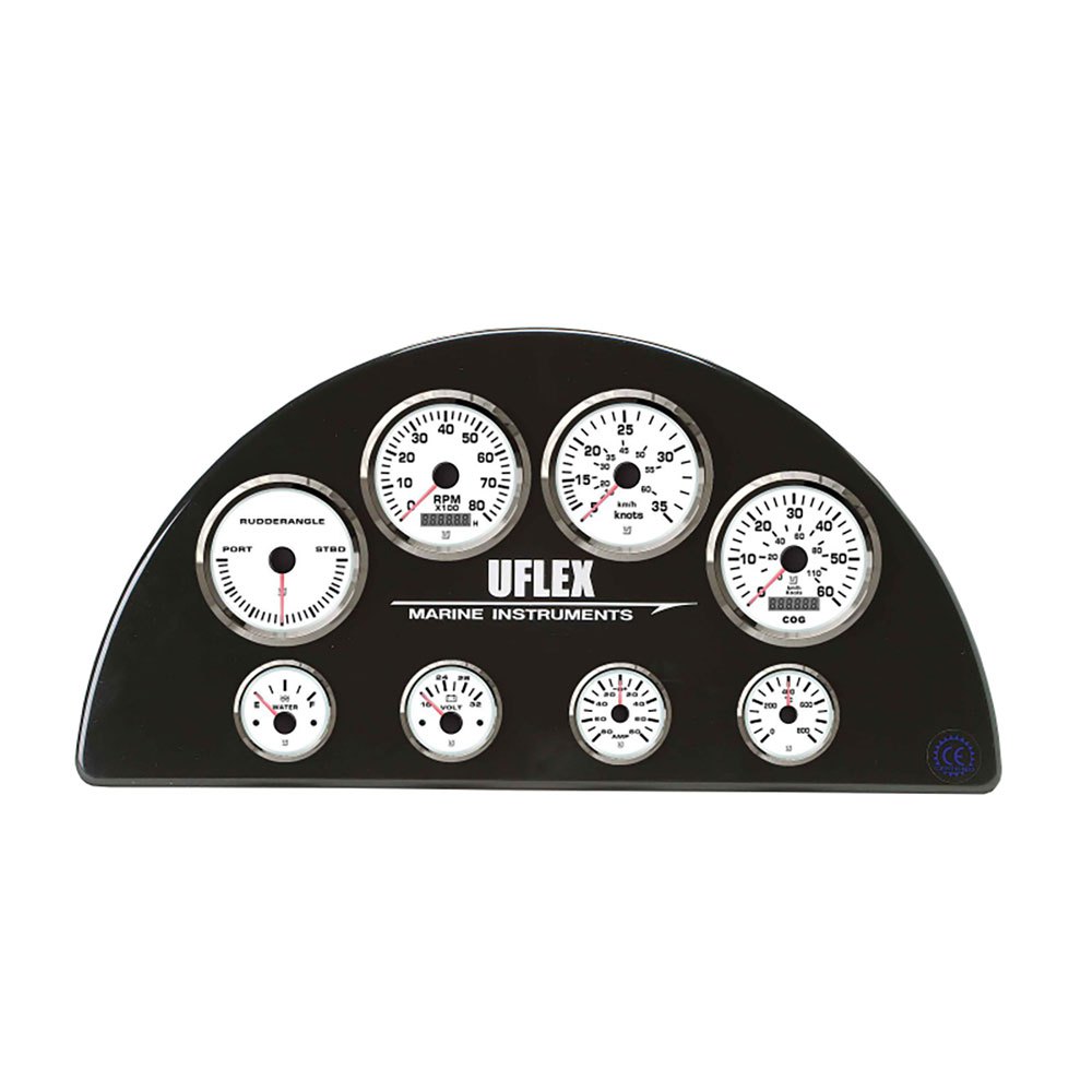 Uflex Ultra 35 Knots Speedometer Silver