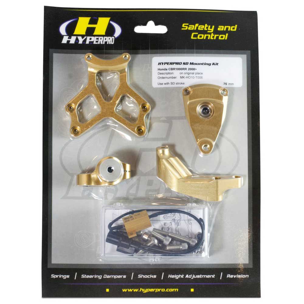 Hyperpro Triumph Daytona 675 06-12 Mk-tr06-o002 Steering Shock Absorber Mounting Kits Guld
