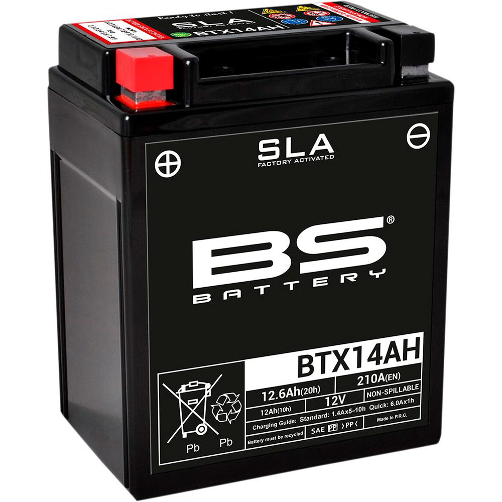 Bs Battery Btx14ah Sla 12v 210 A Battery Svart