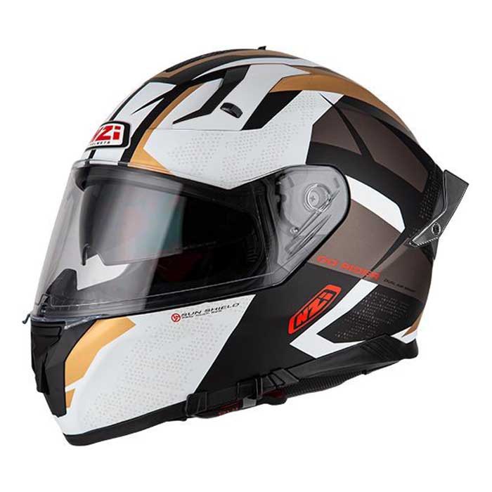 Nzi Go Rider Stream Trident Full Face Helmet Svart XS