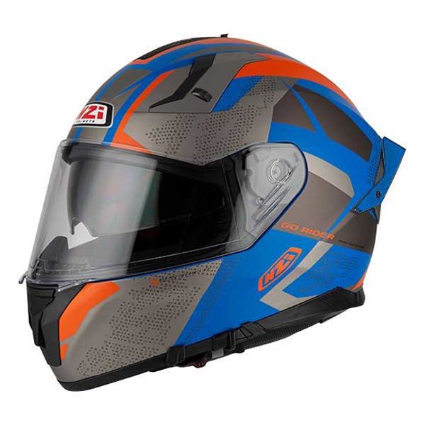 Nzi Go Rider Stream Trident Full Face Helmet Flerfärgad XS