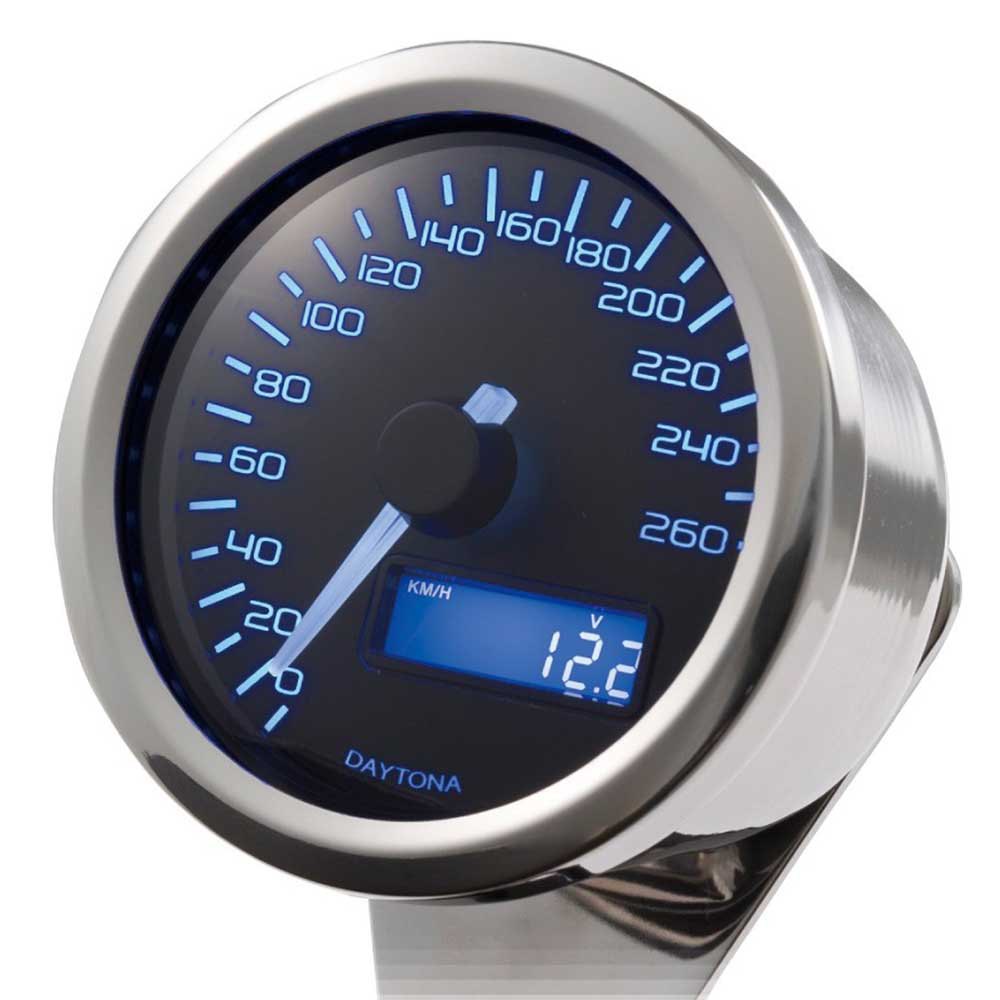 Daytona 86267 Speedometer Silver