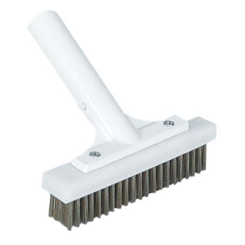 Astralpool 01407 Classic Alum 165mm Straight Brush With Clip Fixing Silver
