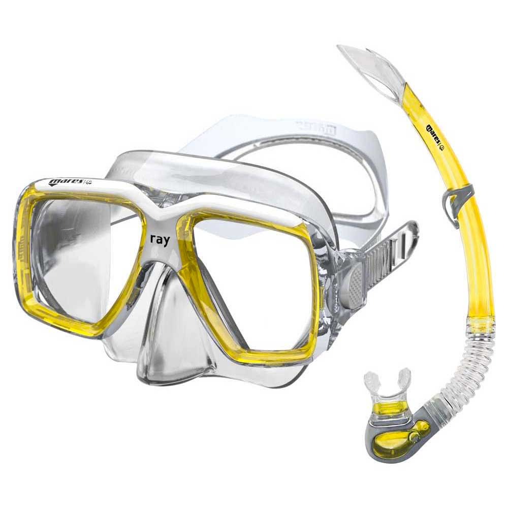 Mares Aquazone Ray Mask And Snorkel Mesh Bag Durchsichtig