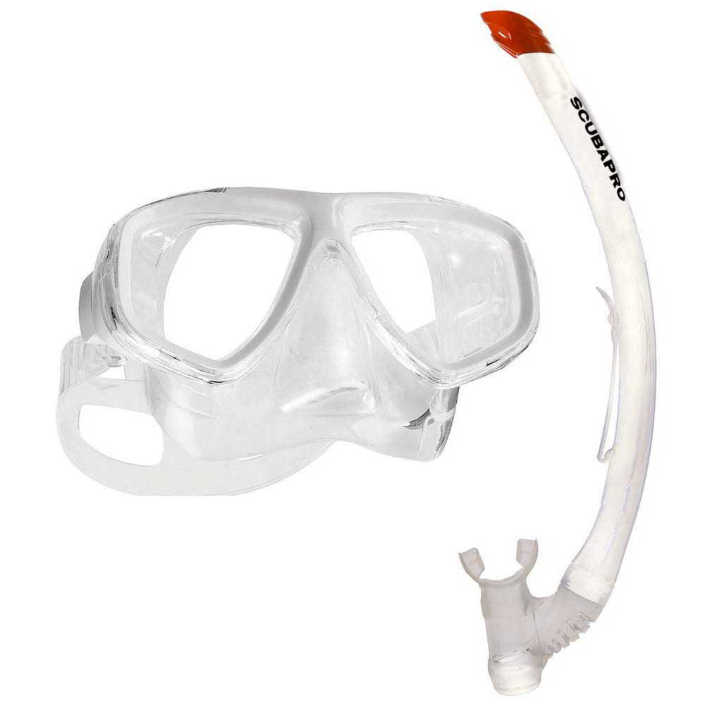 Scubapro Ecco Mask And Snorkel Set Durchsichtig