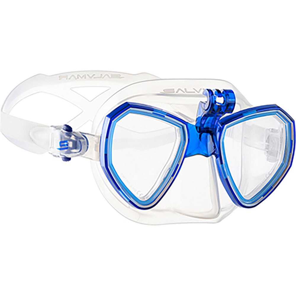 Salvimar Snorkeling Mask Trinity Durchsichtig,Blå