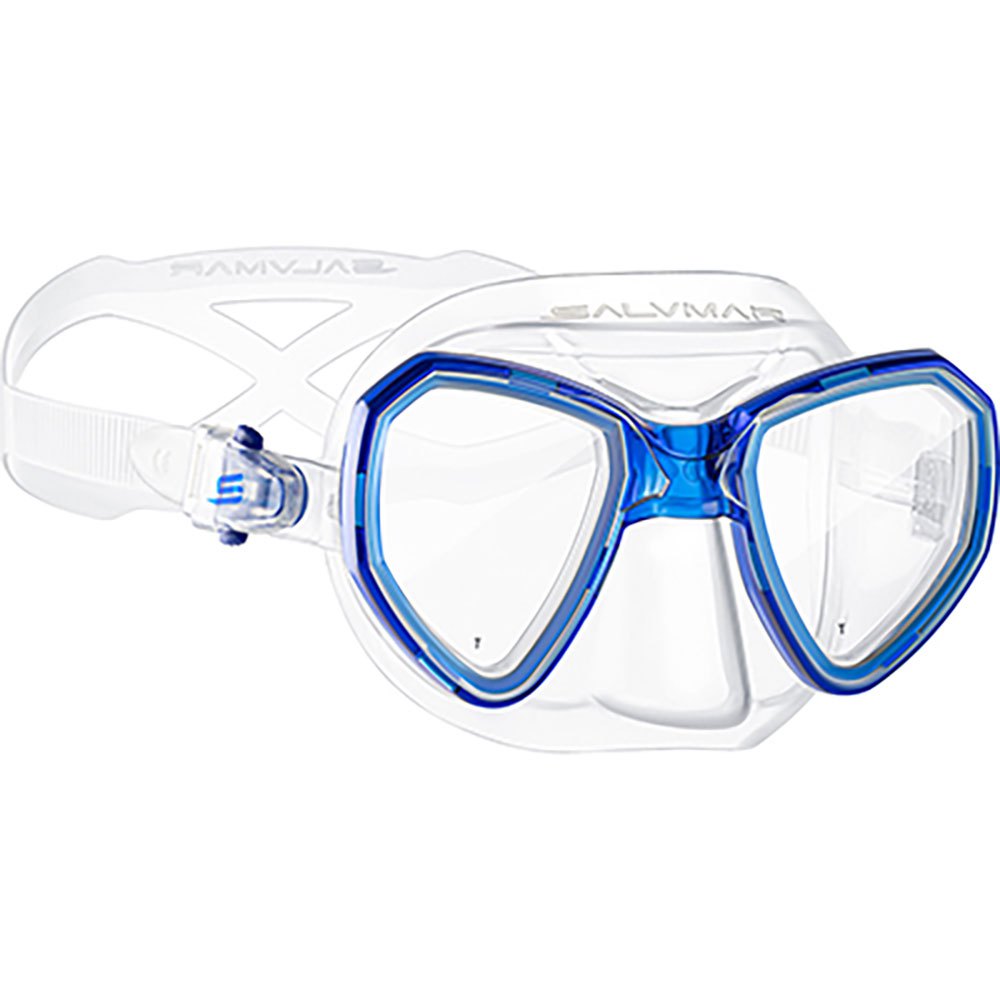 Salvimar Snorkeling Mask Morpheus Durchsichtig,Blå