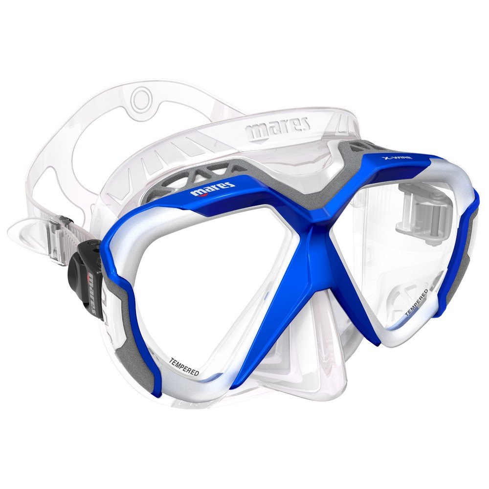 Mares X Wire Eco Box Diving Mask Vit,Blå