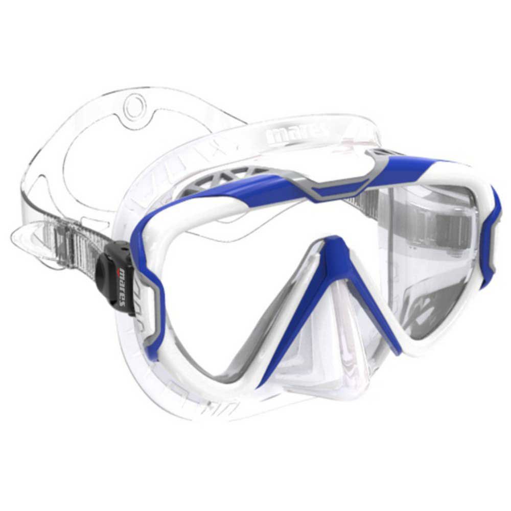 Mares Pure Wire Eco Box Diving Mask Vit,Blå