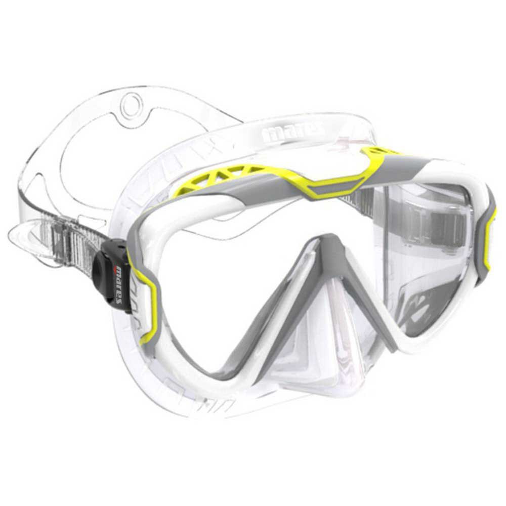 Mares Pure Wire Eco Box Diving Mask Gul,Vit,Grå