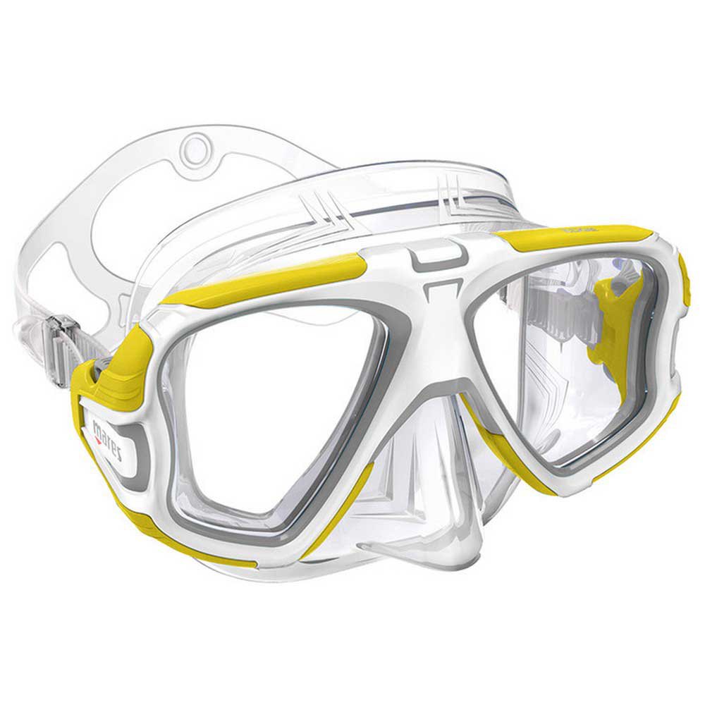 Mares Edge Eco Box Diving Mask Durchsichtig,Gul,Vit
