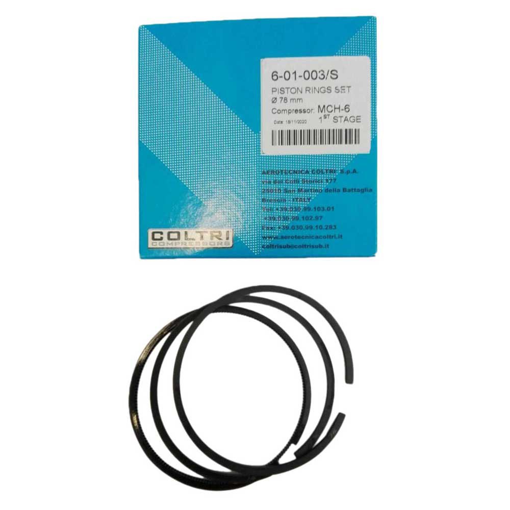 Coltri First Stage Piston Rings Diam 78 Mch6 Silver