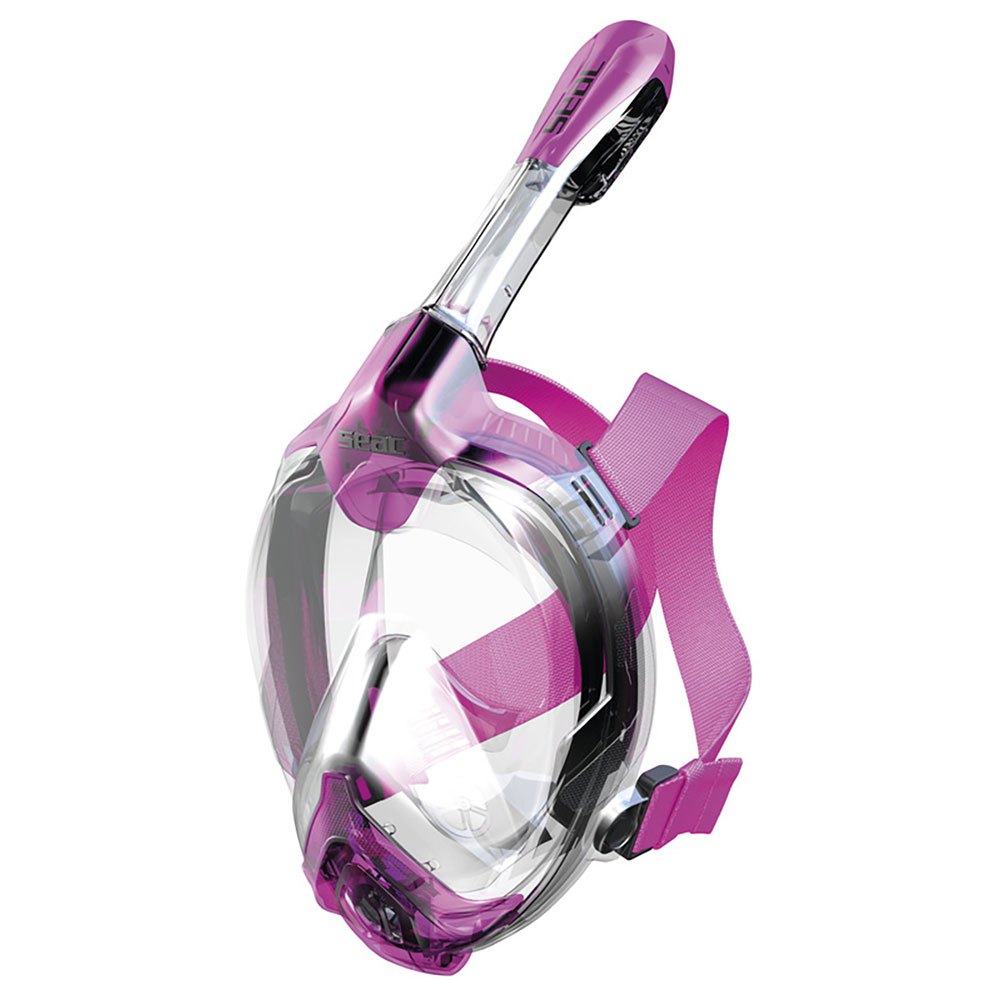 Seacsub Unica Snorkeling Mask Durchsichtig,Rosa XS-S