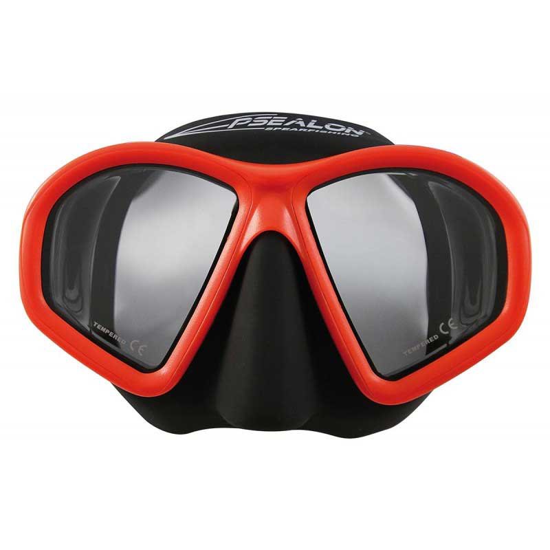 Epsealon Without Lenses Seaquest Diopter Spearfishing Mask Orange