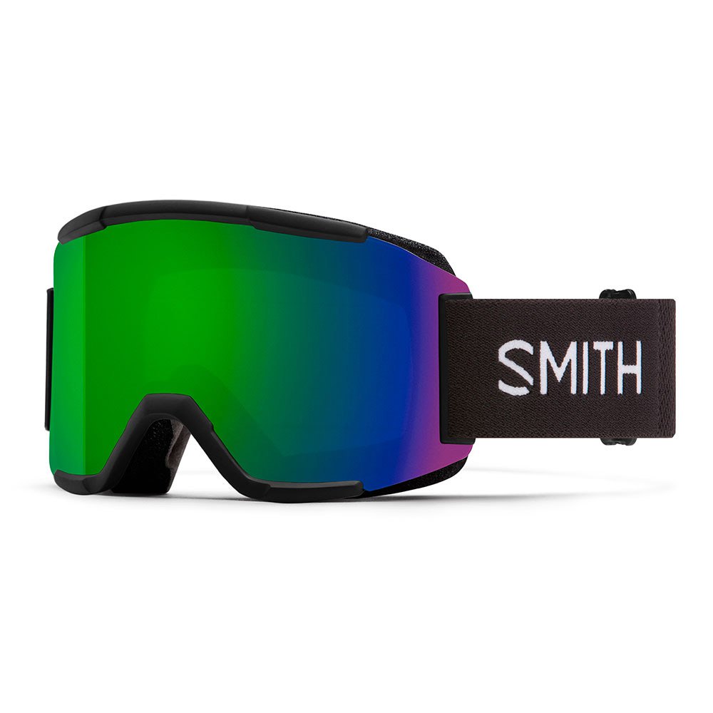 Smith Squad Ski Goggles Svart Chromapop Sun Green Mirror/CAT3