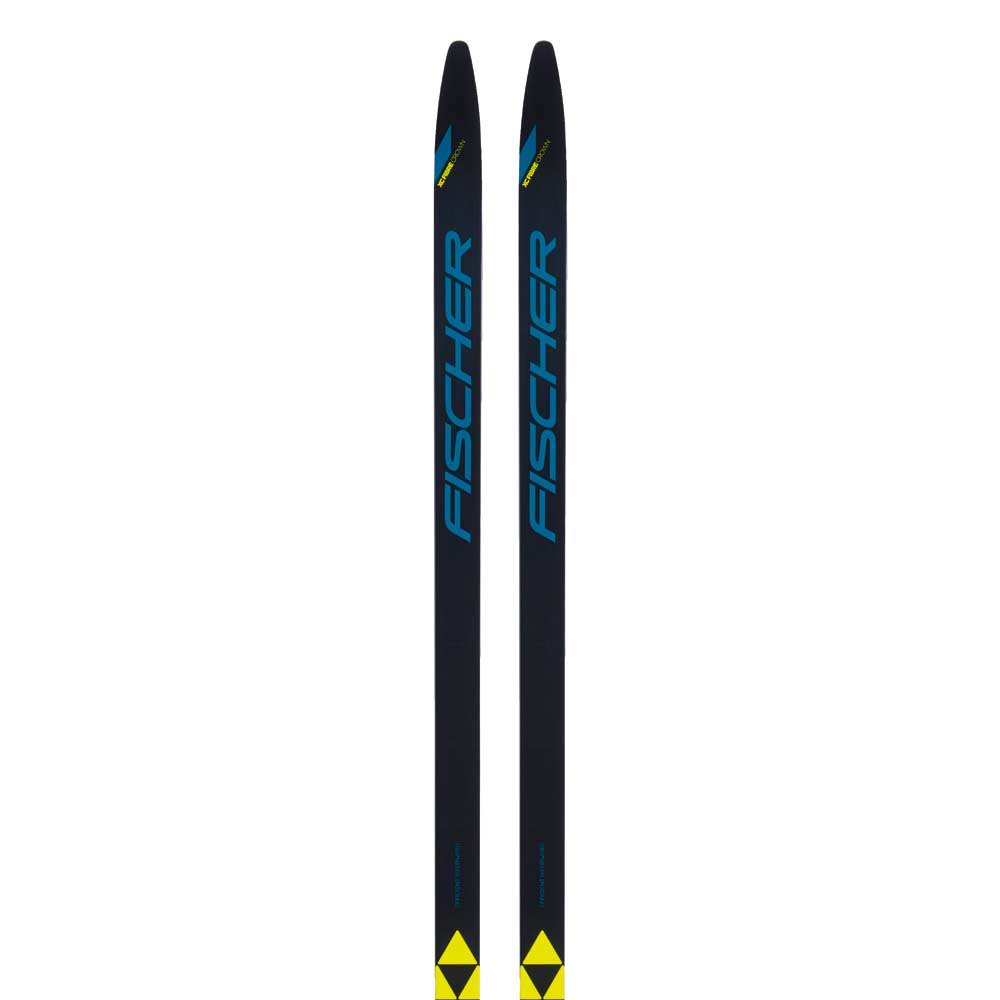 Fischer Fibre Crown Ef Mounted Nordic Skis Blå 199
