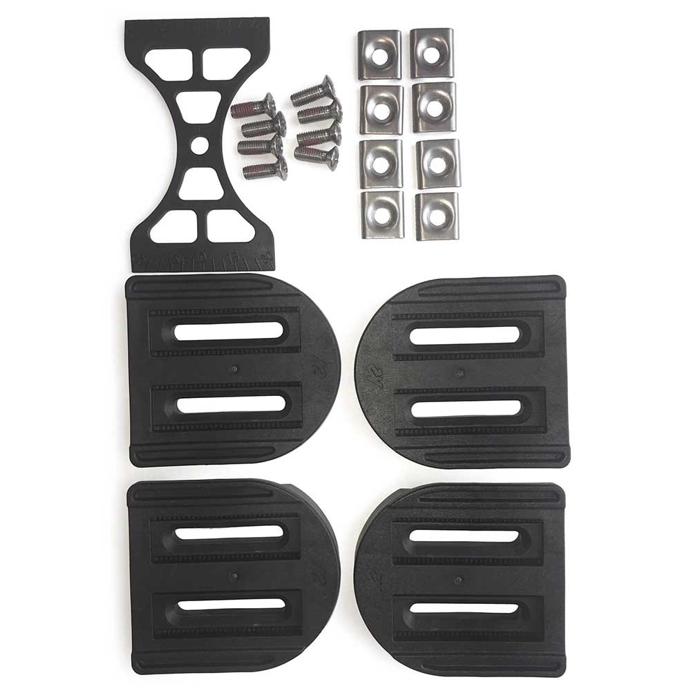 K2 Snowboards Splitboard Canted Channel Puck Mounting Disk Pairs Silver