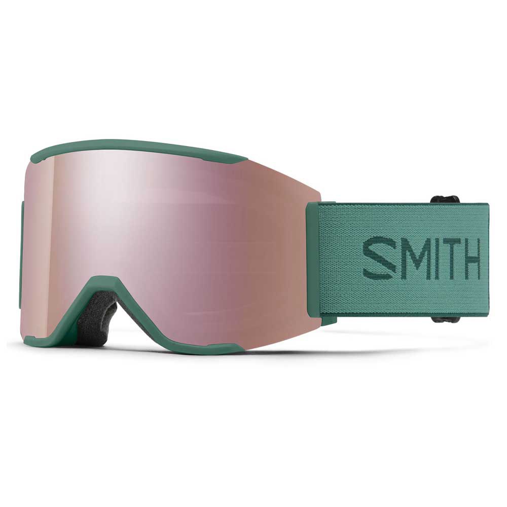 Smith Squad Ski Goggles Grönt Chromapop Sun Platinum Mirror/CAT3
