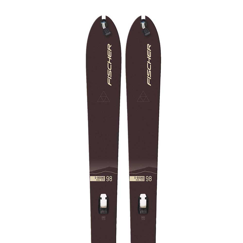 Fischer S-bound 98 Crown/dual Skin Xtralite Nordic Skis Brun 189