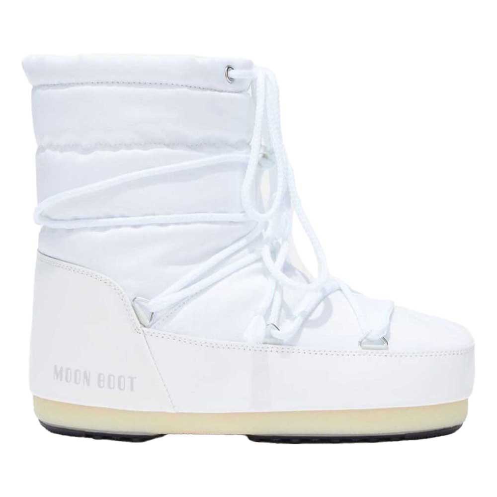 Moon Boot Icon Light Low Nylon Snow Boots Vit EU 39-40 Kvinna