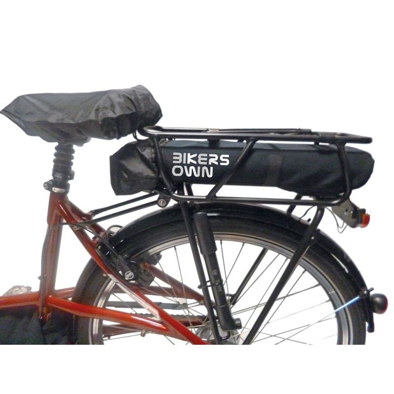 Bikers Own Case4 Rain Carrier Battery Cover For Bosch Powerpack 300/400 Svart