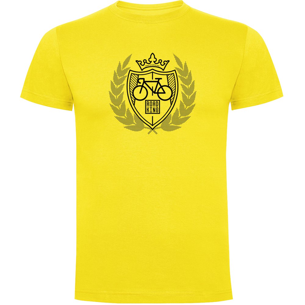 Kruskis Road King Short Sleeve T-shirt Gul S Man