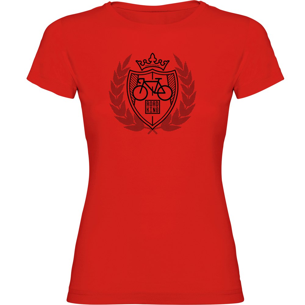 Kruskis Road King Short Sleeve T-shirt Röd L Kvinna