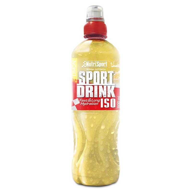Nutrisport Sport Drink Iso 500ml 24 Unit Lemon Isotonic Drink Box Guld