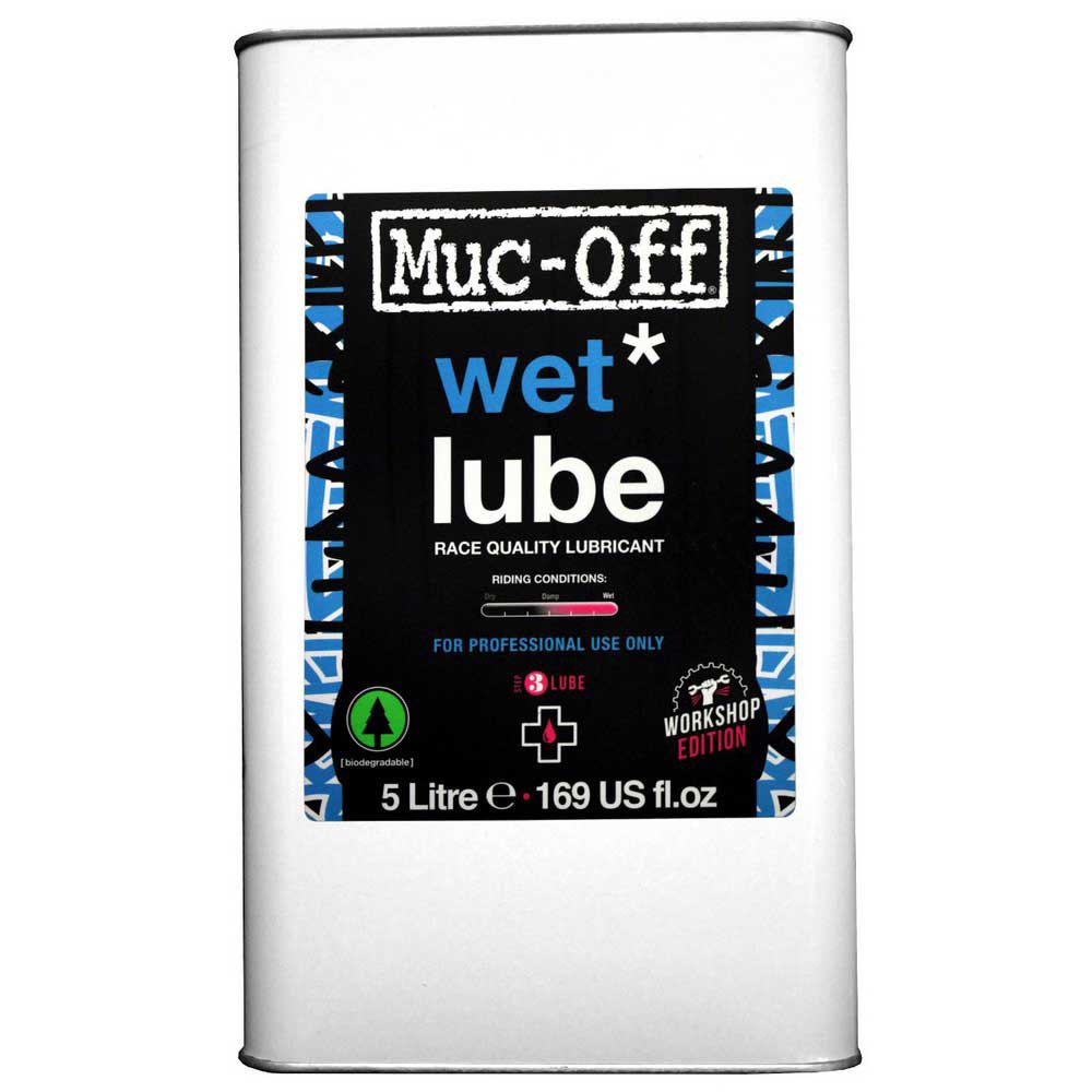 Muc Off Wet Biodegradable Chain Lube 5l Vit,Svart
