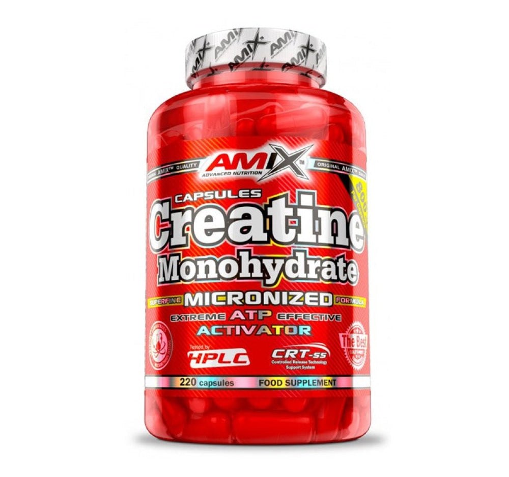 Amix Creatine Monohydrate 220 Units Tablets Durchsichtig