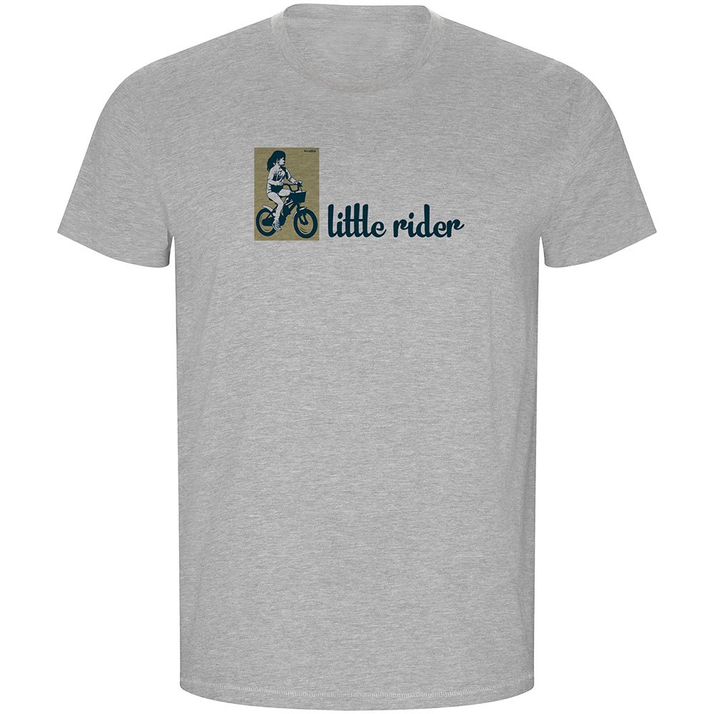 Kruskis Little Rider Eco Short Sleeve T-shirt Grå S Man