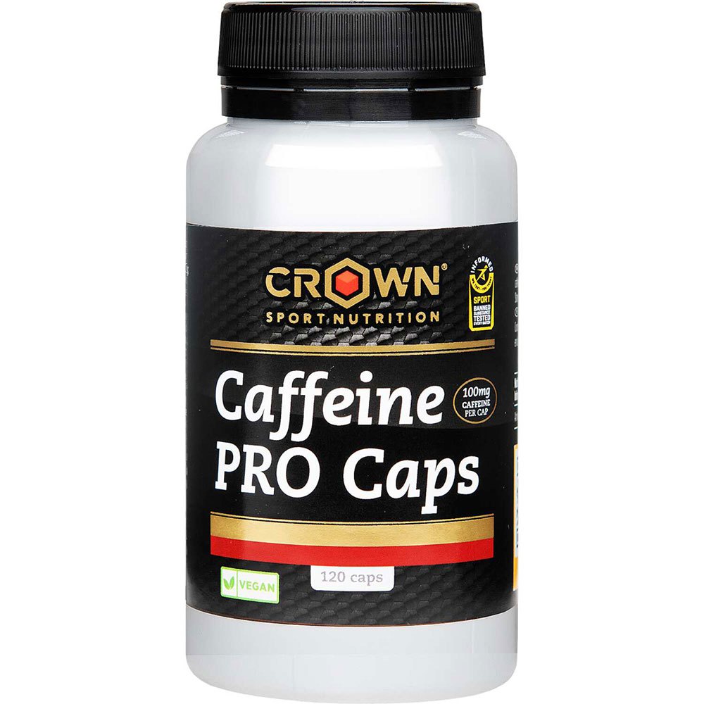 Crown Sport Nutrition Caffeine Pro Caps 120 Units Guld