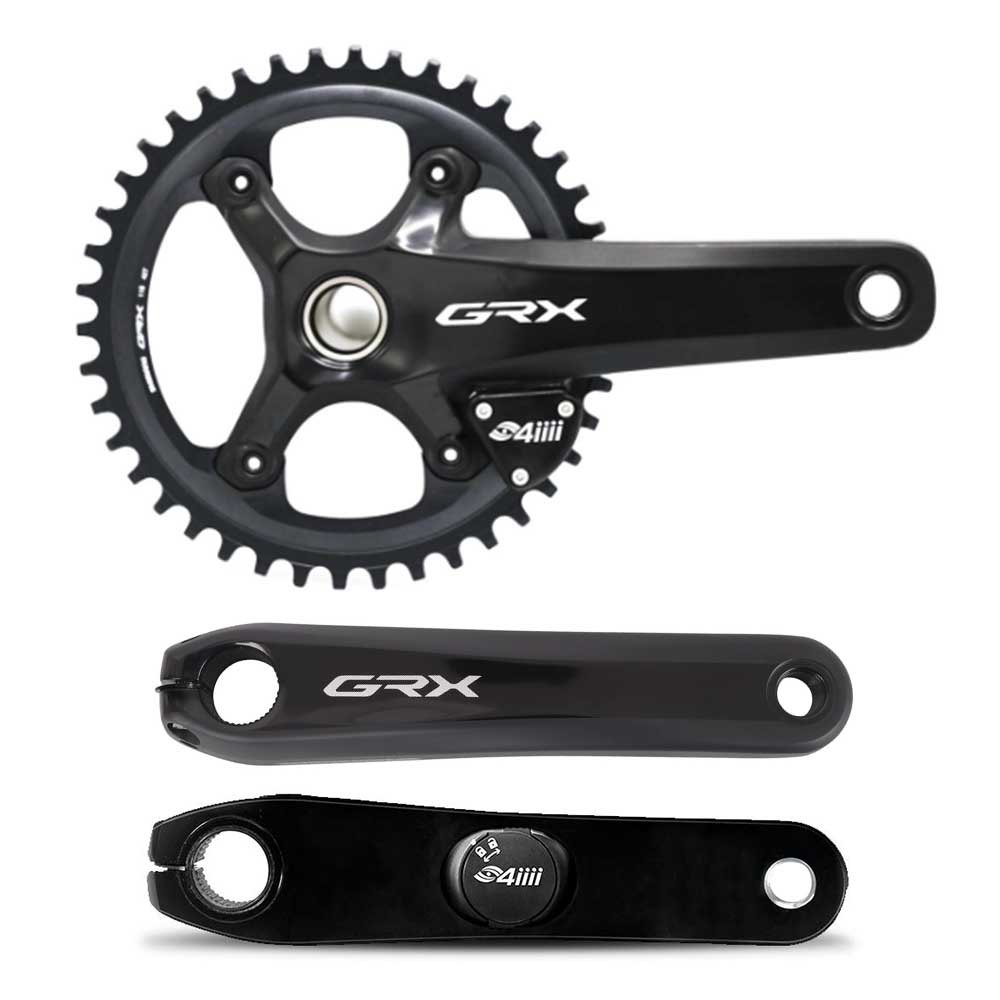 4iiii Precision Pro Dual Grx Rx810 Crankset With Power Meter Silver 175 mm / 40t