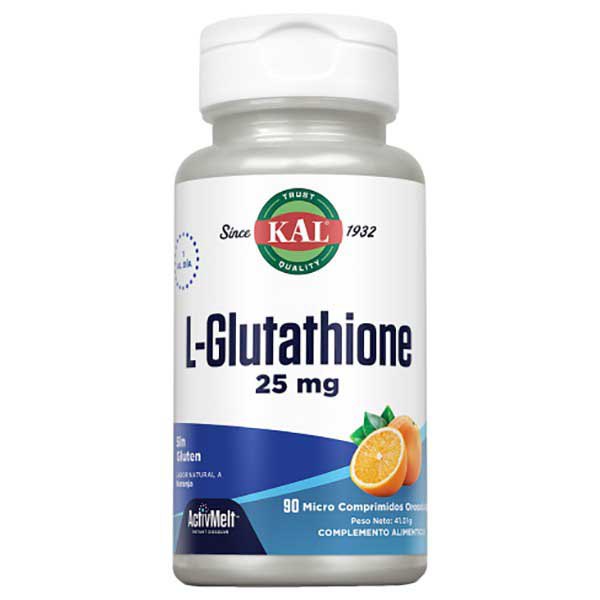 Kal L-glutathione 25mg Activmelt Antioxidant 90 Tablets Durchsichtig