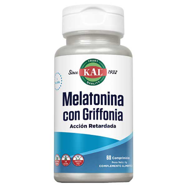 Kal Melatonin 1.9 And Griffonia Melatonin 60 Tablets Durchsichtig