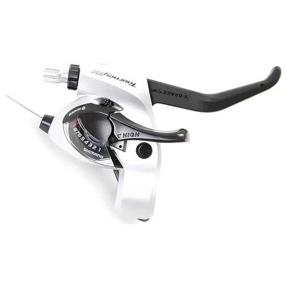 Shimano Tourney Tx St-tx800 Right Brake Lever With Shifter Silver 8s