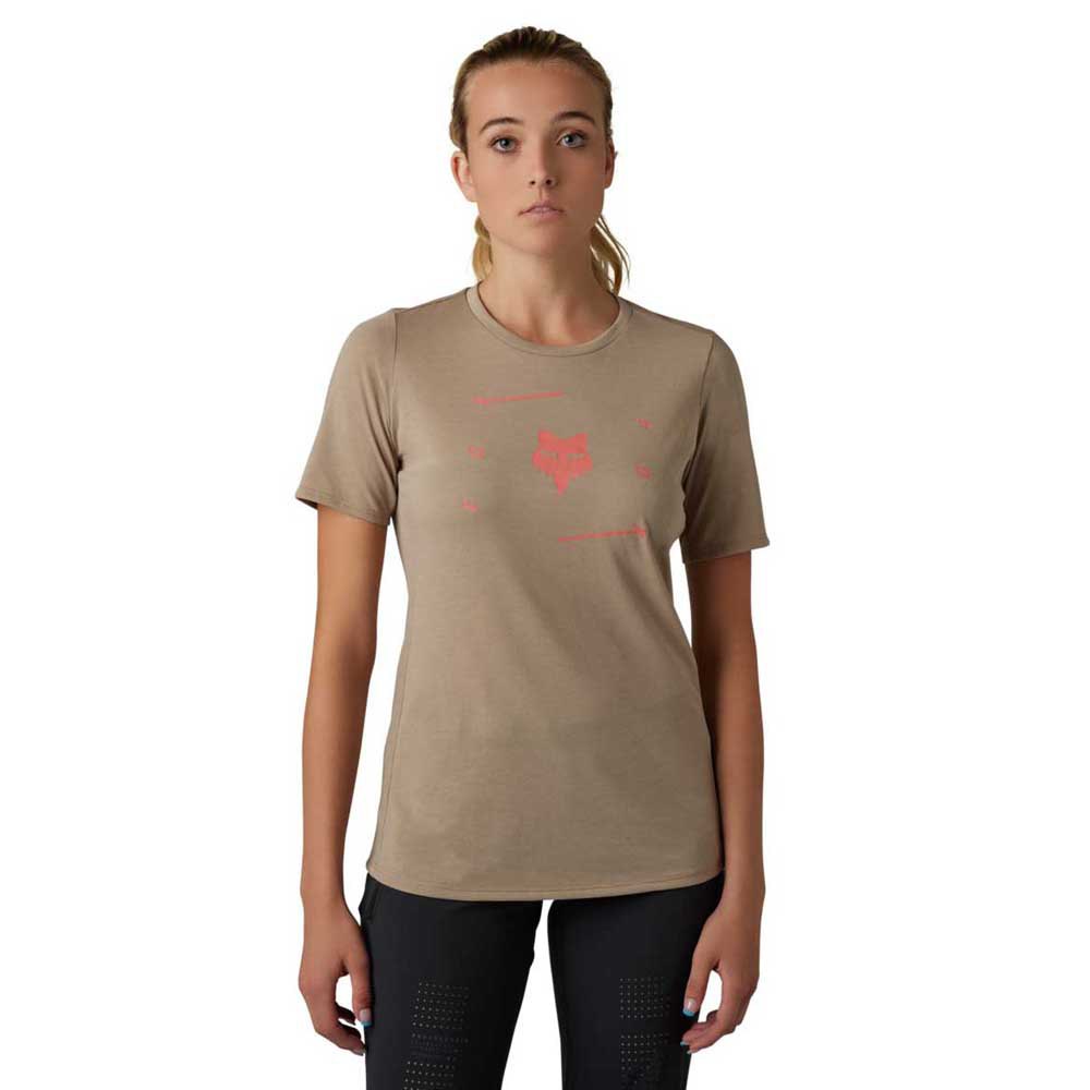 Fox Racing Mtb Ranger Drirelease® Short Sleeve T-shirt Brun XL Kvinna