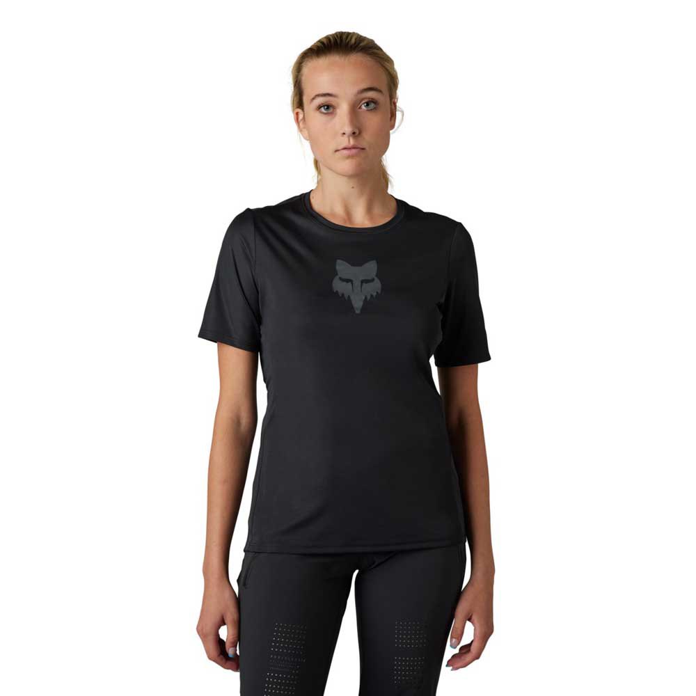 Fox Racing Mtb Ranger Logo Short Sleeve T-shirt Svart S Kvinna