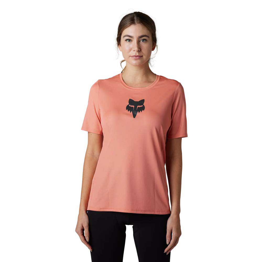 Fox Racing Mtb Ranger Logo Short Sleeve T-shirt Orange XS Kvinna