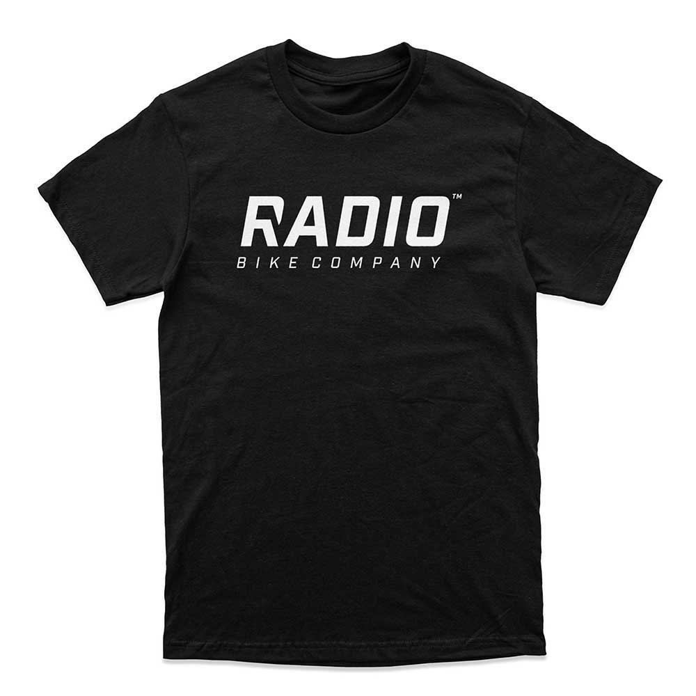 Radio Logo Short Sleeve T-shirt Svart L Man
