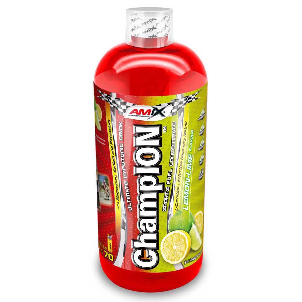 Amix Champiom Sport Fuel 1l Fat Burner Lemon&lime Durchsichtig